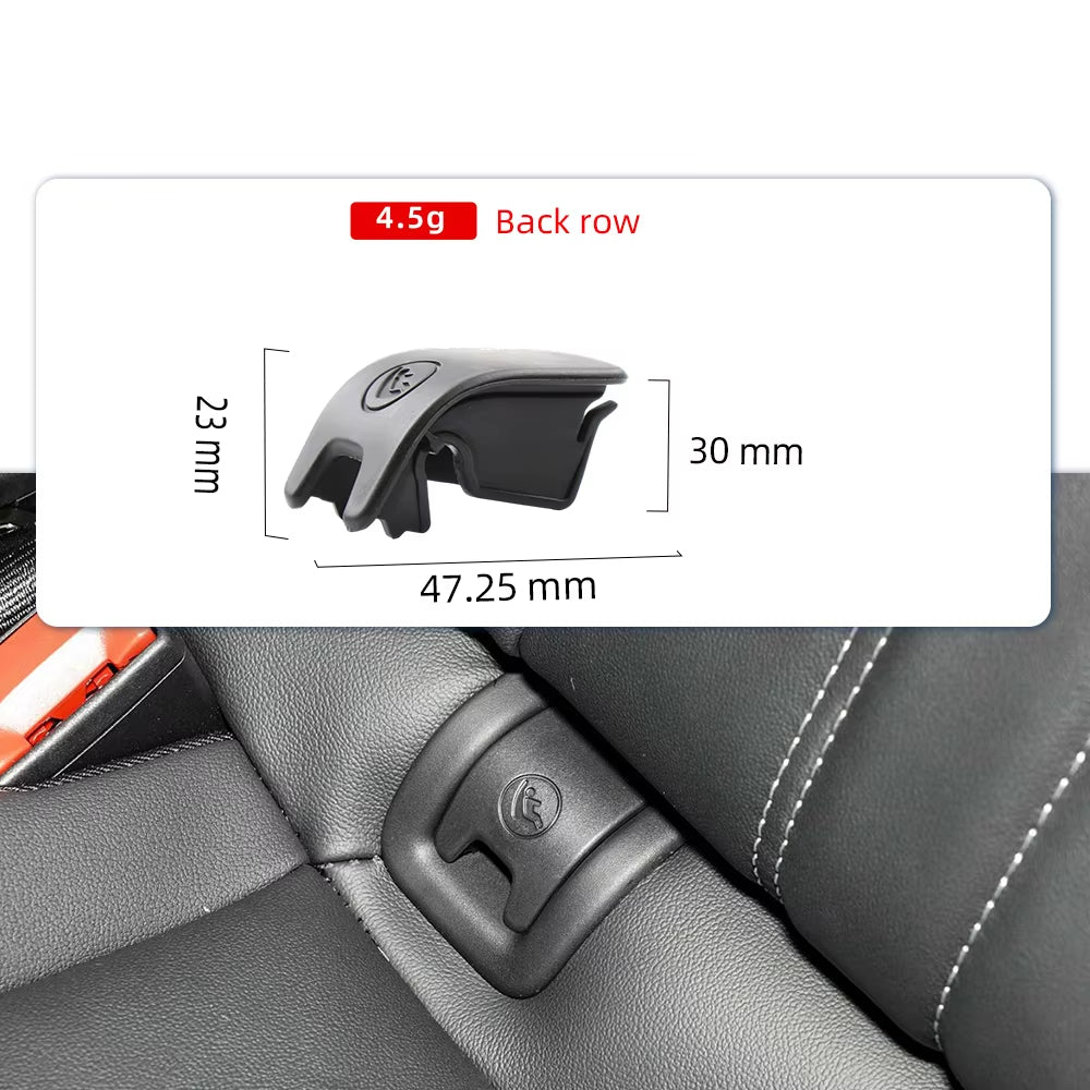 Rear Child Seat Safety ISOFIX Cover Restraint Hook Buckle Plate For Audi Q5L 2018-2025 Replace OE 80A8871874PK Auto Replacement