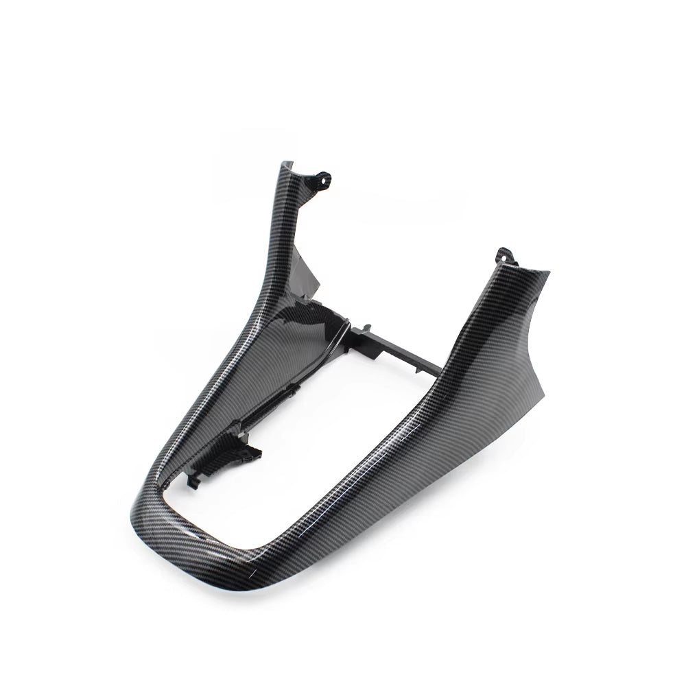 Black Carbon Fiber Car Center Console Gear Shift Knob Frame For Volkswagen VW Golf MK6 2008 2009 2010 2011 2012 2013 5K0863680