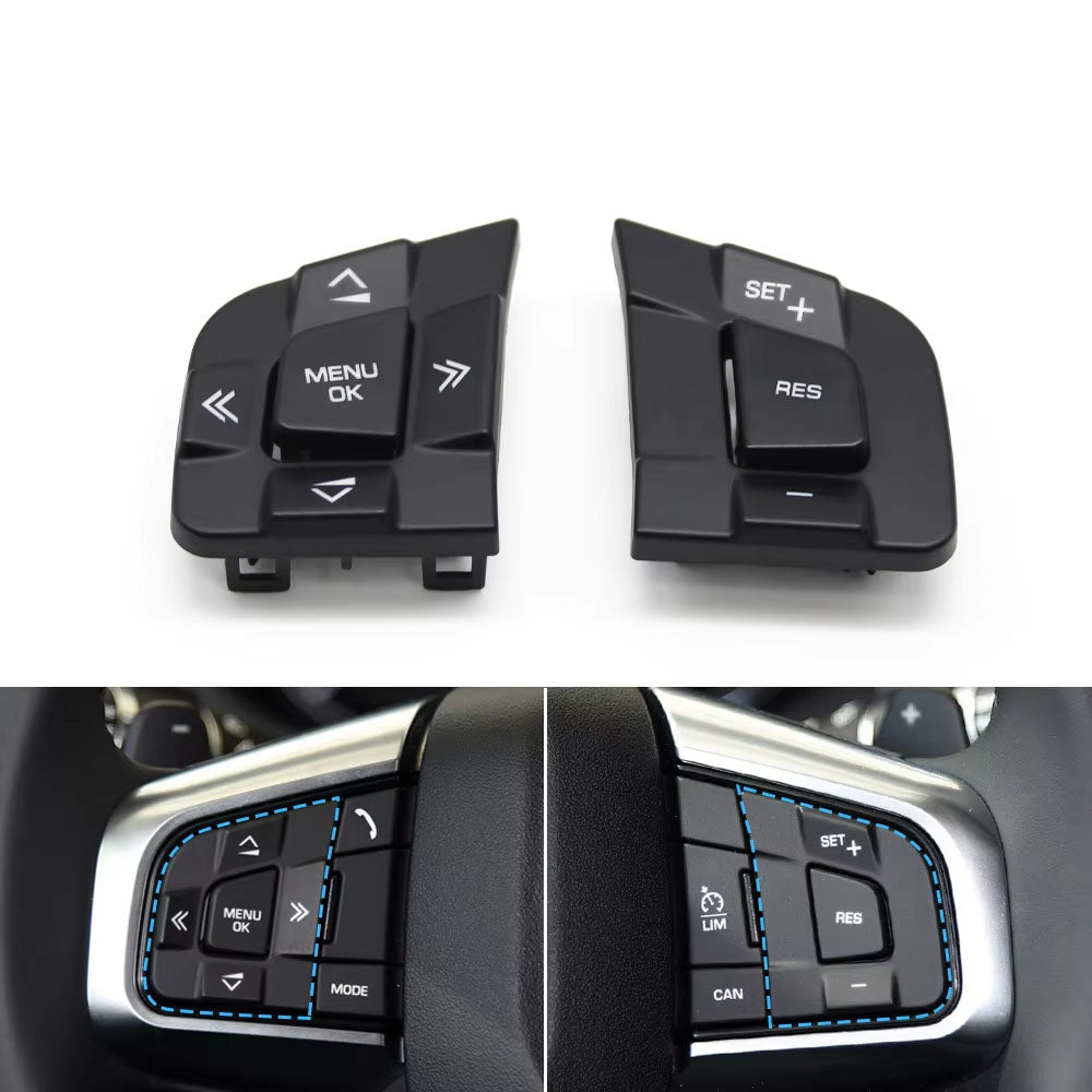 Car Steering Wheel Button Multi Function Control Switch Buttons For Land Rover Discovery Sport For Jaguar XF XE F-PACE 2015-2019