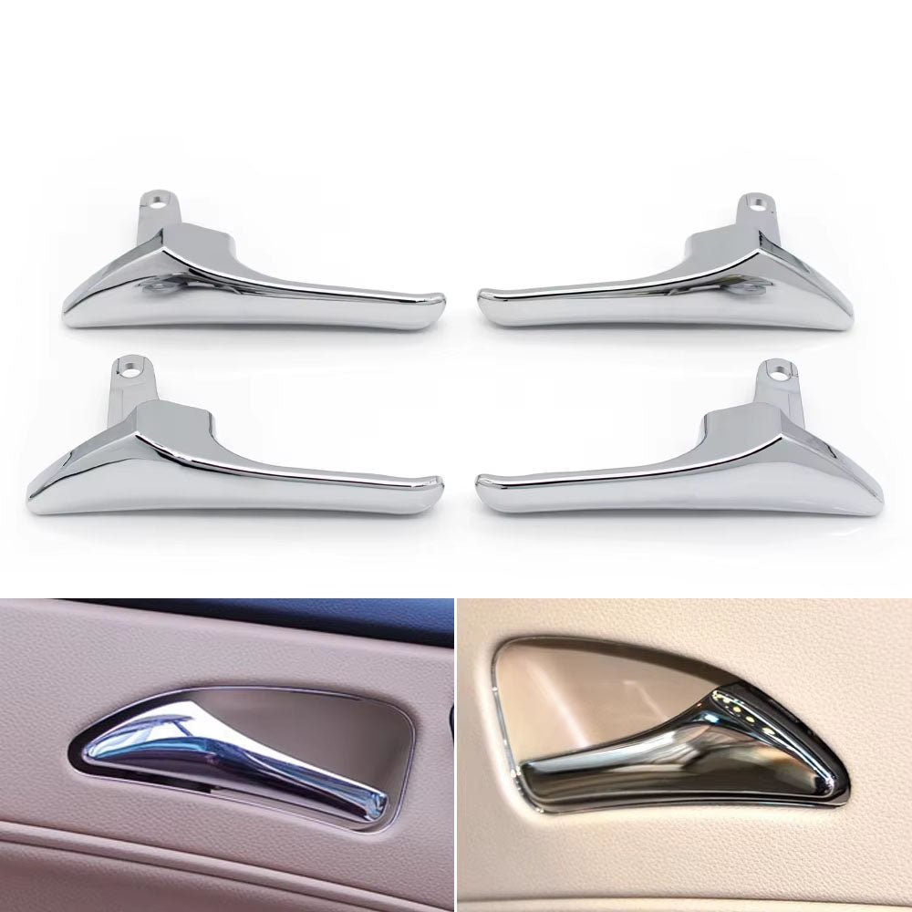 1/2/4PCS Car Left Right Chrome Door Pull Handle For Mercedes Benz E CLS Class W211 W219 E320 E500 E63 AMG 2117660124,2117660224