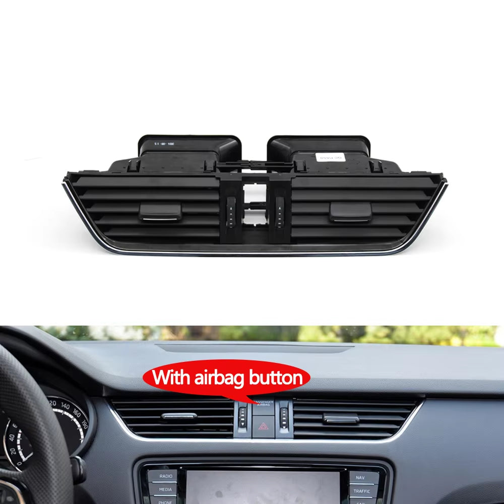 Car Front Rear Dashboard Air Vent AC Vent Grille Assembly For Skoda Octavia 3 A7 5E MK3 2015-2021 5E0820951,5E0819702,5ED819203