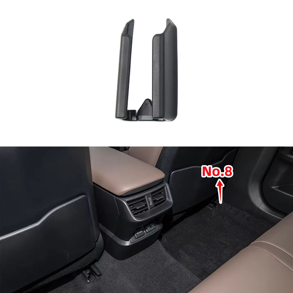 Front Seat Rail Trim Cover Track Panel For Toyota ASZ10 AXZA10 MXUA80 KZSM30 JPD20 2018-2022 Interior Slide Rail Molding