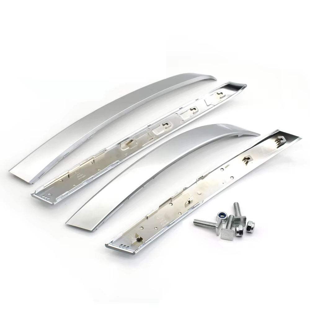 2/4PCS Car Interior Front Rear Door Left Right Grip Handle Trim Cover For BMW 5 Series M5 E60 E61 2004 2005 2006