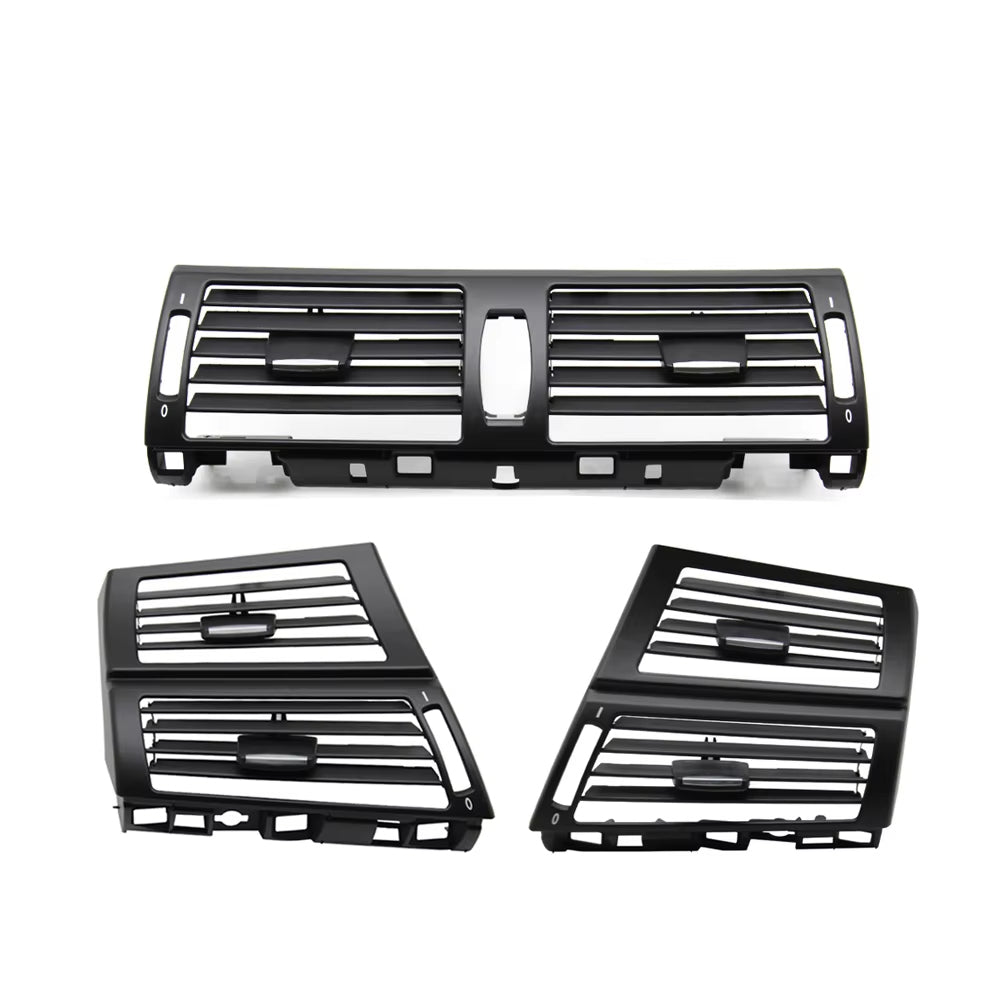 LHD RHD Front Central Left Right Rear Air Conditioning AC Vent Grille Outlet Cover For BMW X5 X6 E70 E71 E72 2007-2013