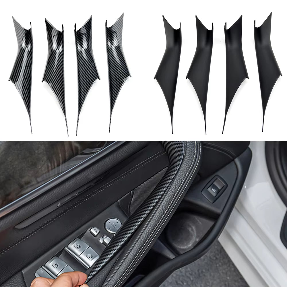 Car Inner Door Handle Gloves Panel Pull Trim Cover For BMW 5 Series G30 G38 F90 M5 530i M Sport 540i 520d Auto Interior Accessoy
