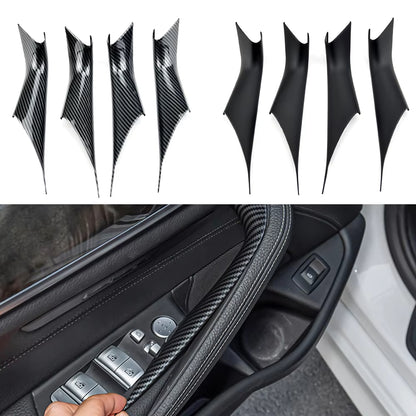 Car Inner Door Handle Gloves Panel Pull Trim Cover For BMW 5 Series G30 G38 F90 M5 530i M Sport 540i 520d Auto Interior Accessoy