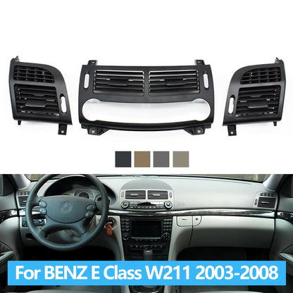 Front Dashboard Air Conditioning AC Vent Grille Cover Panel For Mercedes Benz E Class W211 2003-2008 E200 E230 E260 E280 E300