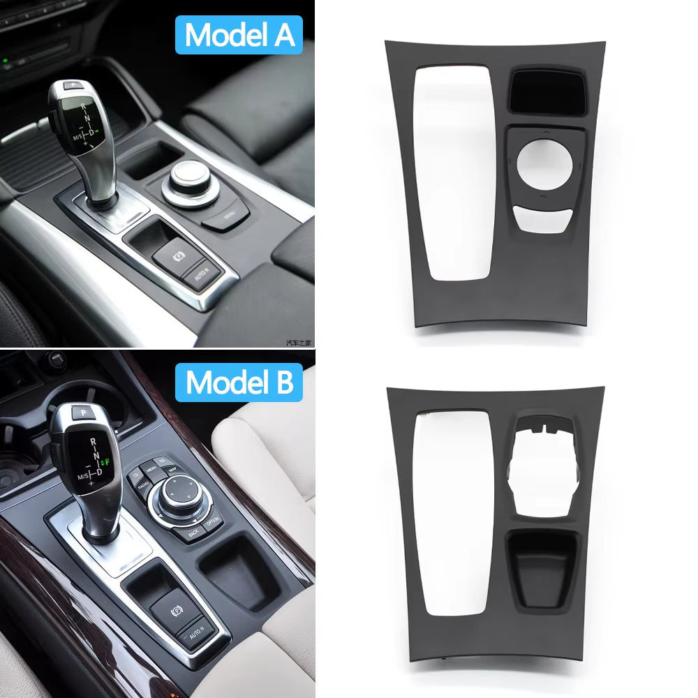 LHD Car Middle Console Gear Shifter Trim Cover Panel For BMW X5 X6 E70 E71 E72 2007-2009 51166954947,51169164485