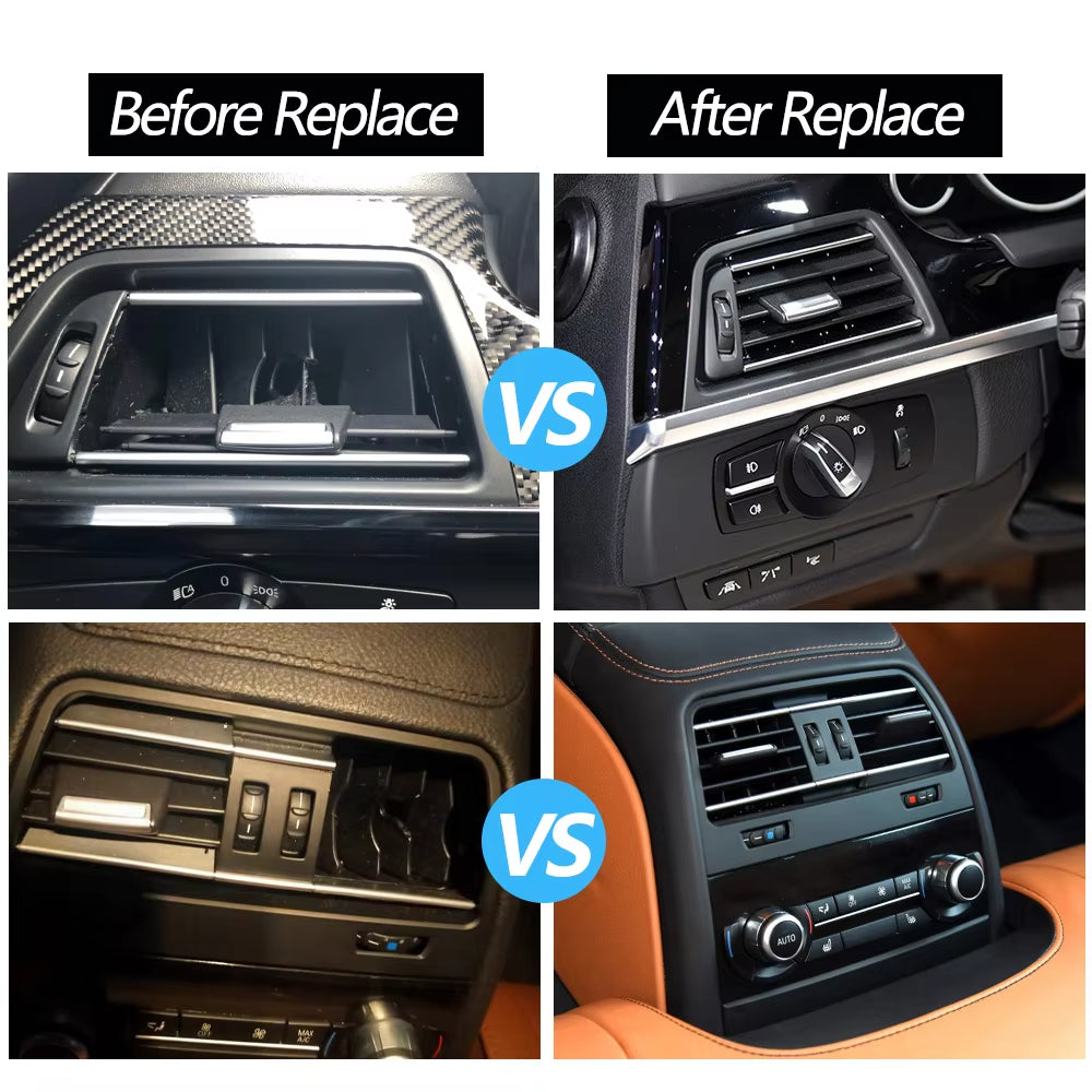 LHD RHD Front Rear Air Conditioning AC Vent Grille Outlet Panel Cover For BMW 6 Series F06 F12 F13 630 635 640 645 650 2011-2018