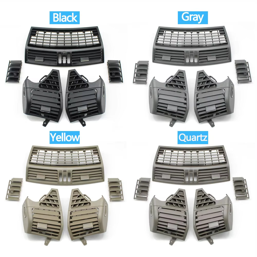 Car Front Dashboard Middle AC Vent Air Vent Grille Panel Cover For Mercedes Benz S Class W220 1998-2005 S300 S350 S500