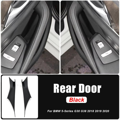 Car Inner Door Handle Gloves Panel Pull Trim Cover For BMW 5 Series G30 G38 F90 M5 530i M Sport 540i 520d Auto Interior Accessoy