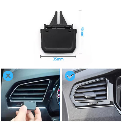 Car Front Air Conditioning AC Vent Toggle Piece Outlet Card Clip Wind Direction Plectrum Knob For VW Volkswagen Tiguan 2017-2022