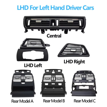 LHD RHD Front Rear Air Conditioning AC Vent Grille Outlet Panel Cover For BMW 6 Series F06 F12 F13 630 635 640 645 650 2011-2018