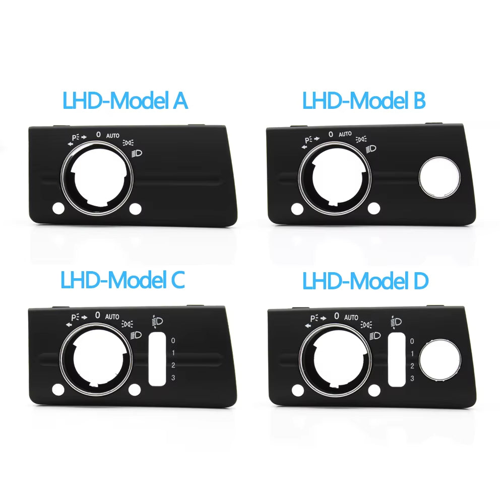 LHD RHD Front Dashboard Headlight Lamp Switch Cover Trim Replacement For Mercedes Benz W211 E Class 320 350 550 2003-2008