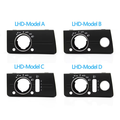 LHD RHD Front Dashboard Headlight Lamp Switch Cover Trim Replacement For Mercedes Benz W211 E Class 320 350 550 2003-2008