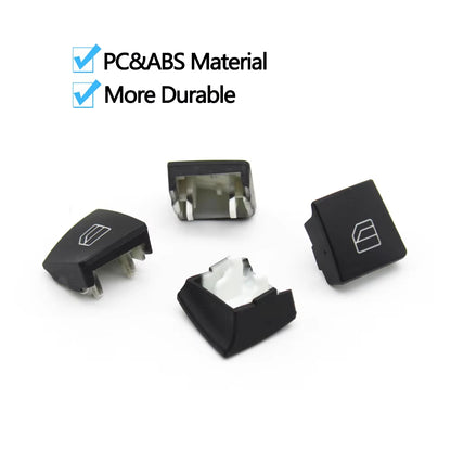 Car Window Switch Button Cover Cap Replacement For Mercedes Benz A B C E GLK GLA CLA W176 W246 W204 W212 X204 W156 W117