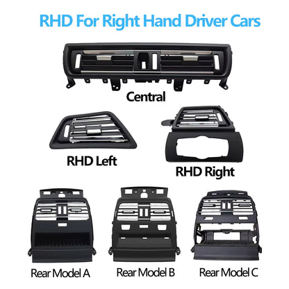 LHD RHD Front Rear Air Conditioning AC Vent Grille Outlet Panel Cover For BMW 6 Series F06 F12 F13 630 635 640 645 650 2011-2018