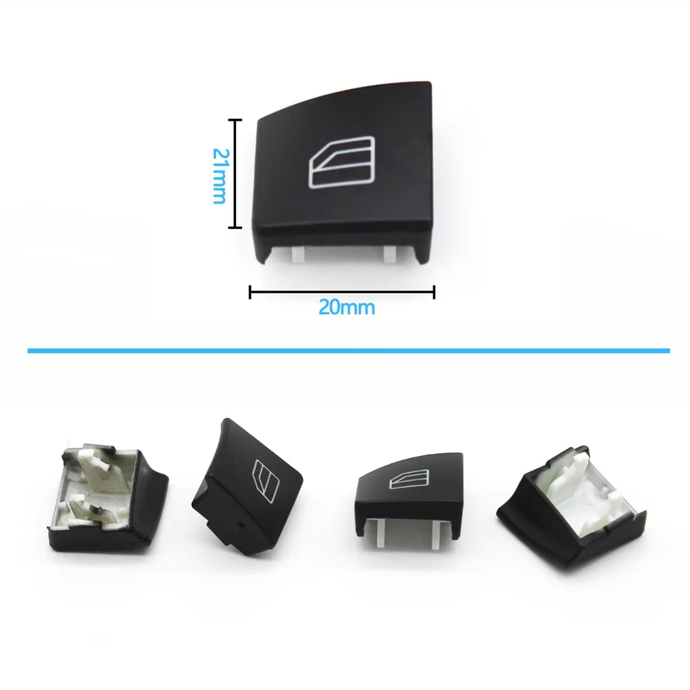 Car Window Switch Button Cover Cap Replacement For Mercedes Benz A B C E GLK GLA CLA W176 W246 W204 W212 X204 W156 W117