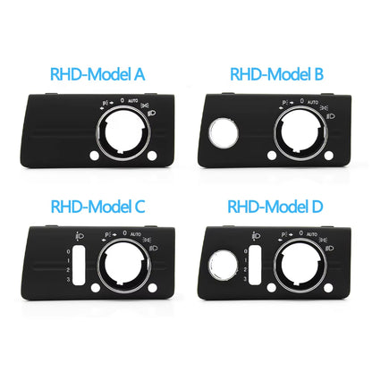 LHD RHD Front Dashboard Headlight Lamp Switch Cover Trim Replacement For Mercedes Benz W211 E Class 320 350 550 2003-2008