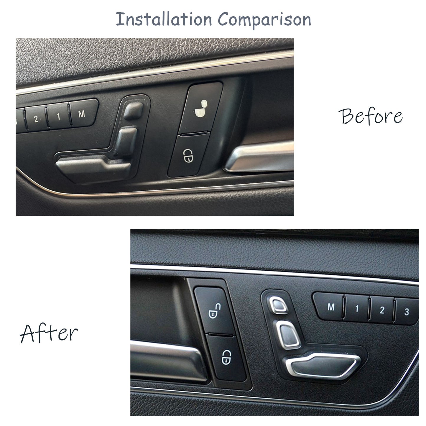 Benz W166/W246/W204/W117/W212/W218/X204/X204 door lock buttons