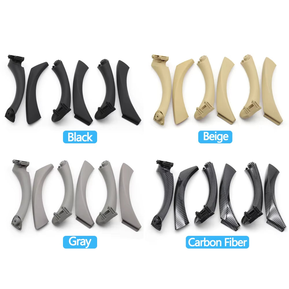 6PCS Set LHD RHD Front Rear Left Right Interior Passenger Door Pull Handle For BMW 3 Series E90 E91 316i 318i 320 325 328i