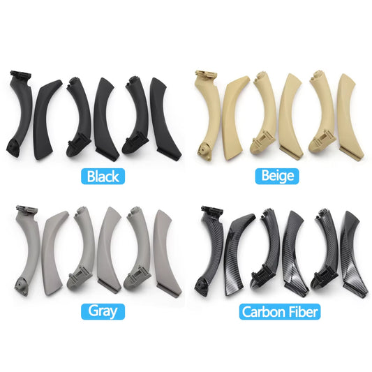 6PCS Set LHD RHD Front Rear Left Right Interior Passenger Door Pull Handle For BMW 3 Series E90 E91 316i 318i 320 325 328i