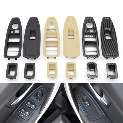 LHD RHD Car Interior Door Window Lift Switch Cover Trim For BMW 1 3 Series F20 F30 F31 F34 F35 318i 320i 330i 335i