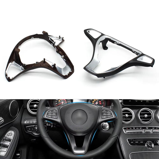 Car Central Armrest Drink Cup Holder Roller Shutter Frame Panel For Mercedes Benz W204 C C180 C200 C