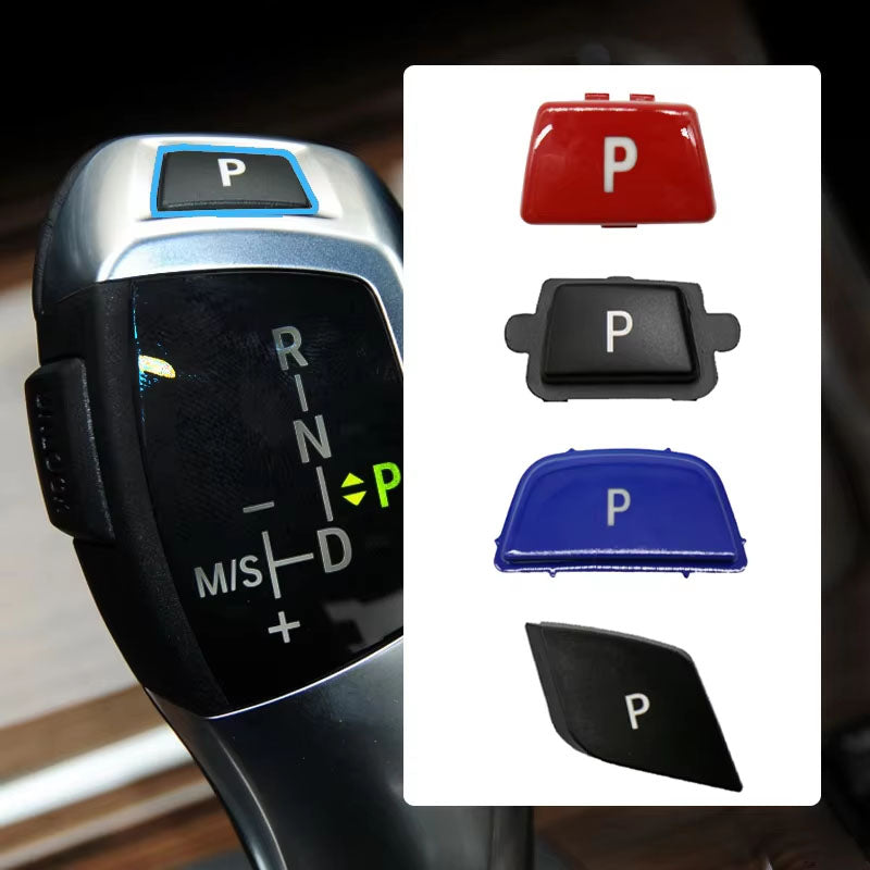 Car Gear Shift Lever Auto Parking P Button Cap Cover Replacement For For BMW 3 5 7 X3 X4 X5 X6 Series E90 F30 F10 F01 F25