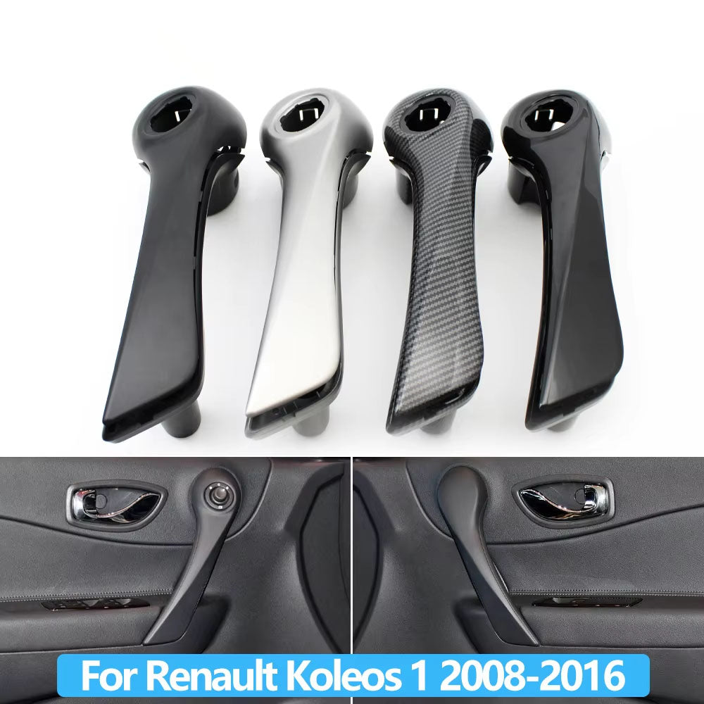 2PCS LHD Car Interior Door Front Left Right Pull Grab Inner Handle Outer Cover For Renault Koleos I 2008-2016