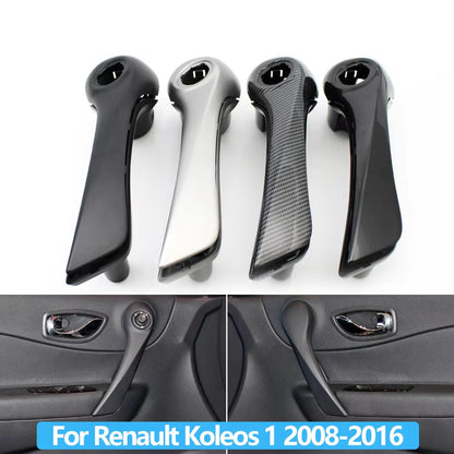 2PCS LHD Car Interior Door Front Left Right Pull Grab Inner Handle Outer Cover For Renault Koleos I 2008-2016