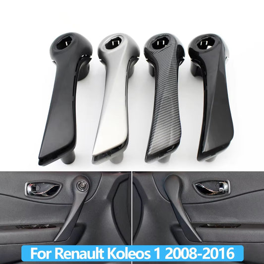 2PCS LHD Car Interior Door Front Left Right Pull Grab Inner Handle Outer Cover For Renault Koleos I 2008-2016