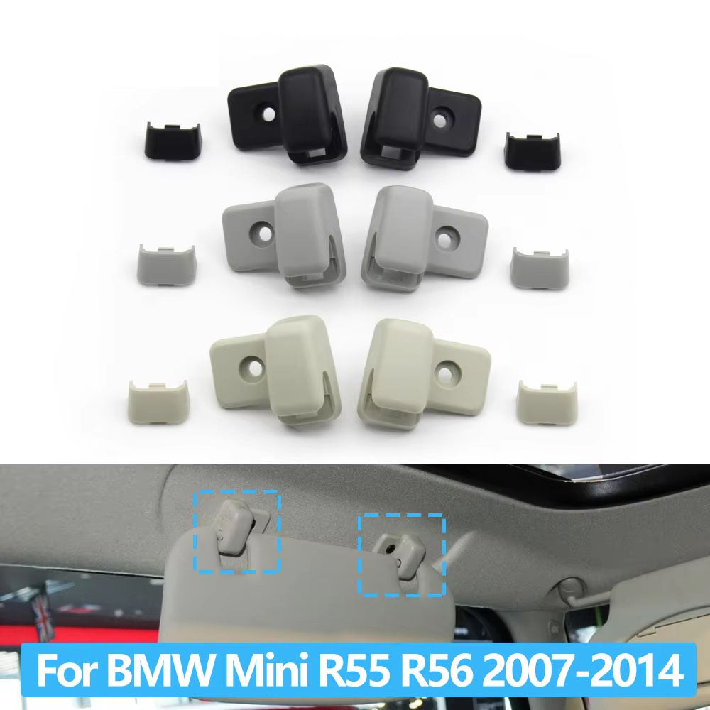 Car Roof Side Sun Visor Fixing Buckle Retainer Hook Fastener Clip Holder Bracket For BMW Mini Cooper R55 R56 R60 2007-2014