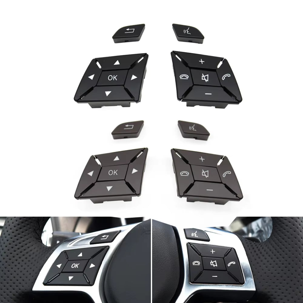 W204 Car Steering Wheel Switch Multi-functional Button For Mercedes BENZ C E A GLK Class X204 W212 W156 W246 W207 W117 W218