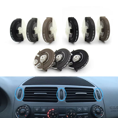 2/3PCS Front Rear Air Conditioning Control Roller AC Vent Base Rolling Wheel For Benz E Class W211 E200 E300 E230 E260 E280