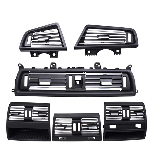 LHD RHD Full Chrome Air Conditioning AC Vent Grille Outlet Cover For BMW 5 Series F10 520 521 523 525 528 530