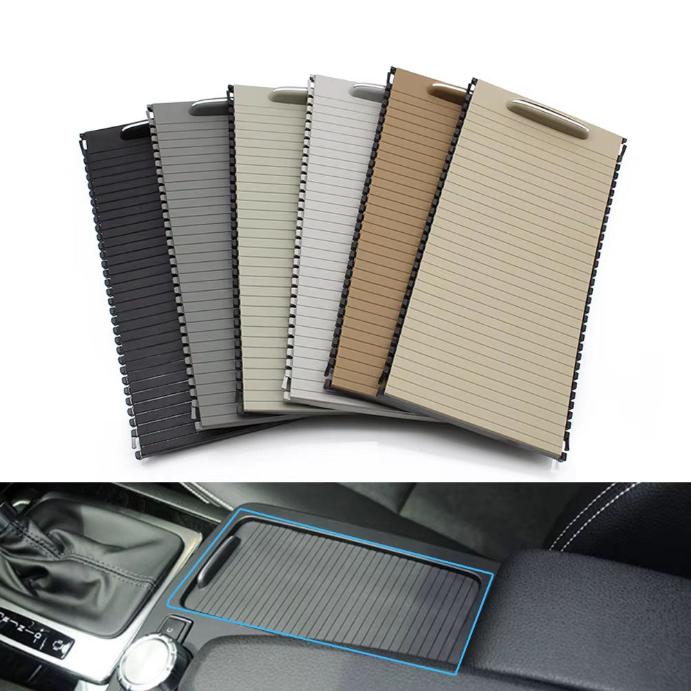 Interior Car Water Cup Holder Roller Blinds Cover For Mercedes Benz W204 C180 C200 C220 C250 C300 W212 E W207 E200 E260 E300