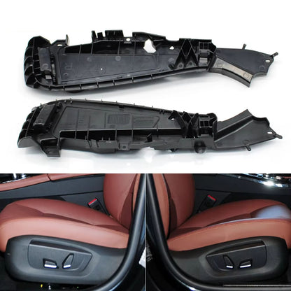 Car Front Left Right Seat Side Bracket Plastic Cover For BMW 5 M5 5GT 6GT X5 X6 7 Series F10 F11 F07 F15 F16 F01 F02 G30 G11 G12
