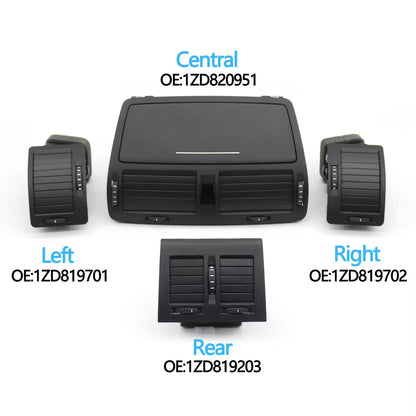Car Front Rear Air Vent AC Vent Grille Assembly For Skoda Octavia 2 A5 MK2 RS 2004-2014 YETI 2010-2017 1ZD819701,1ZD819702