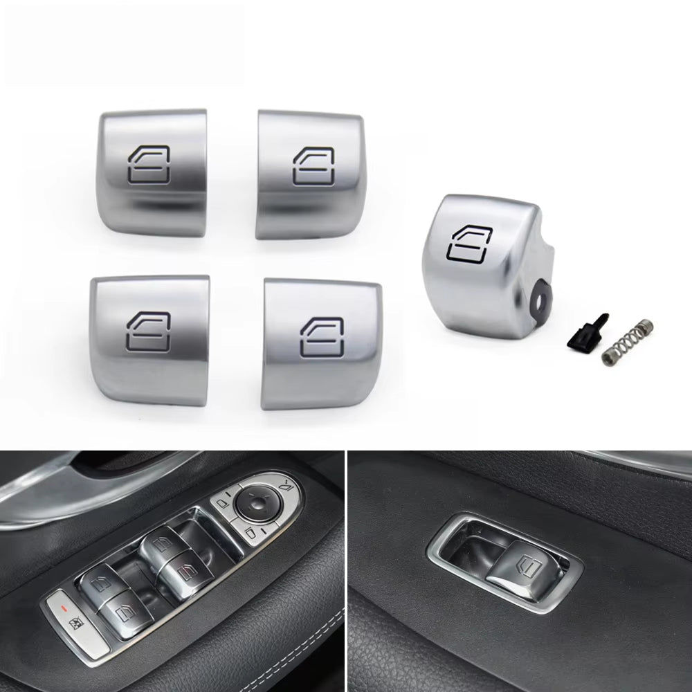 W205 Car Master Window Switch Repair Button Cover Passenger Door Control Switch Key Cap For Mercedes Benz W253 W213 W293 W222