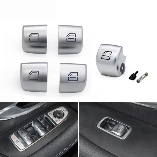 W205 Car Master Window Switch Repair Button Cover Passenger Door Control Switch Key Cap For Mercedes Benz W253 W213 W293 W222