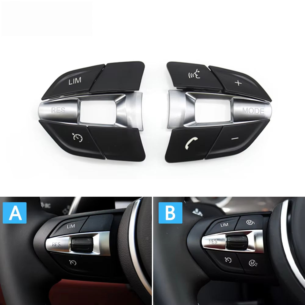 Car Steering Wheel Button Knob Replacement For BMW F10 F11 F30 F31 F34 F01 F02 F07 F06 F12 F25 F26 F15 F16 M2 M3 M4 M5 X5M X6M