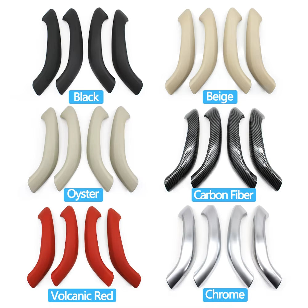 2/4PCS Interior Door Left Right Pull Handle Outer Cover Trim Replacement For BMW X1 X2 F48 F49 F39 2016-2020