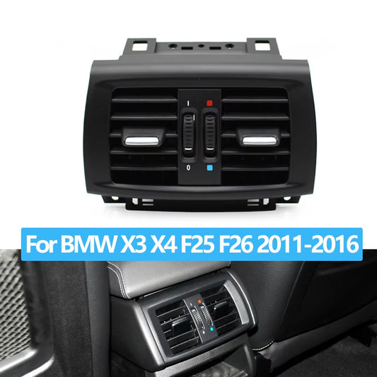 Car Rear AC Fresh Air Conditioning Vent Grille Cover Outlet Assembly Or Panel For BMW X3 X4 F25 F26 2011-2018 64229200888