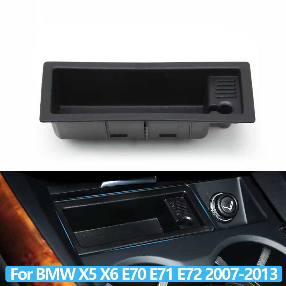 Car Front Center Console Insert Ashtray Liner For BMW X5 X6 E70 E71 E72 2007-2013 51166954945