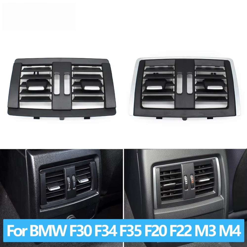 Car Rear Console AC Vent Grille Panel Cover For BMW 1 2 3 4 Series F30 F31 F34 F35 F20 F87 F32 F33 F36 64229265350,64229333675