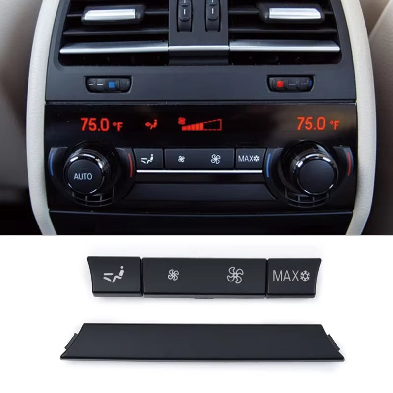Car Rear Air Vent Venlitation Ac Buttons Key Caps Repair Kit Set For 5 5GT 6 7 Series F10 F11 F07 F01 F02 F12 F06 730 735 740
