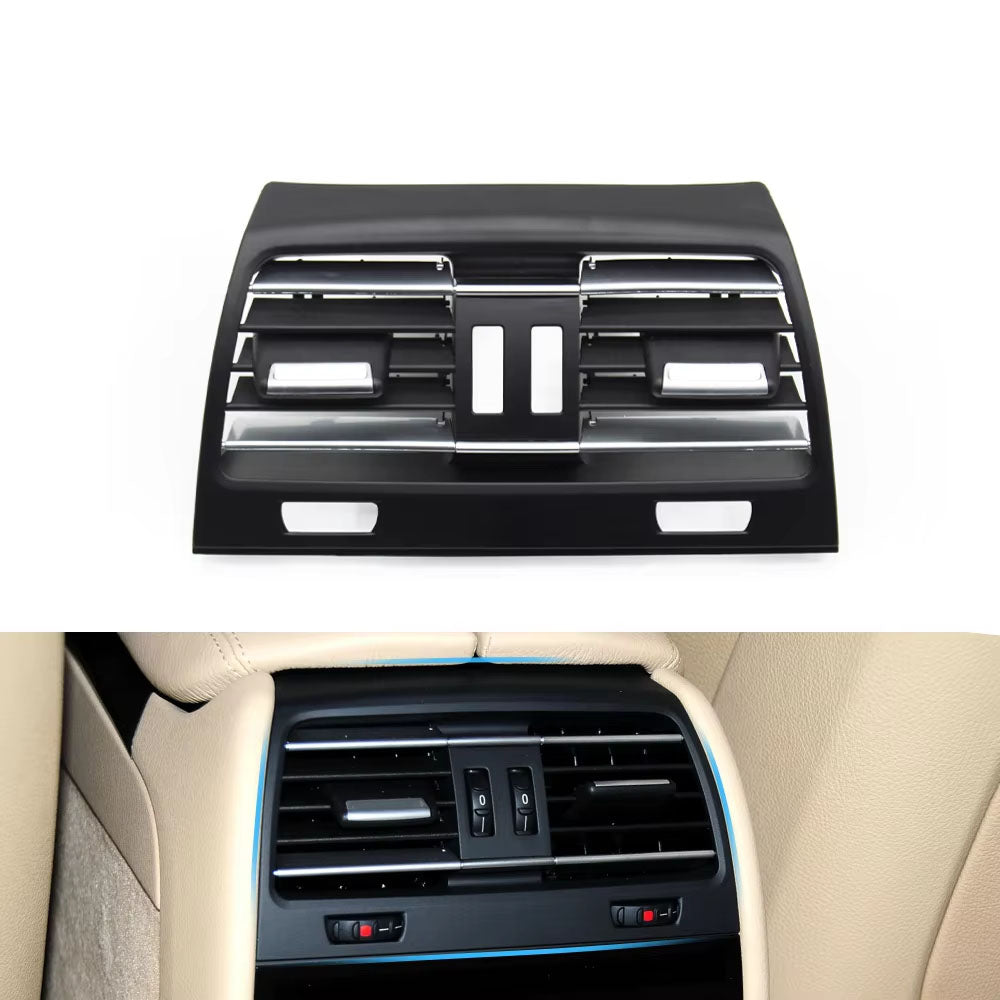Car Rear Center Console Air Vent Panel AC Vent Grille Outlet Cover For BMW 7 Series F01 F02 F04 730 735 740 745 750 64229118249