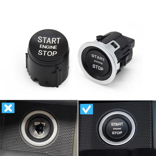 Original Black Car Start Stop Engine Button Ignition Switch Cover For Landrover Range Rover Sport EVOQUE Discovery LR094038