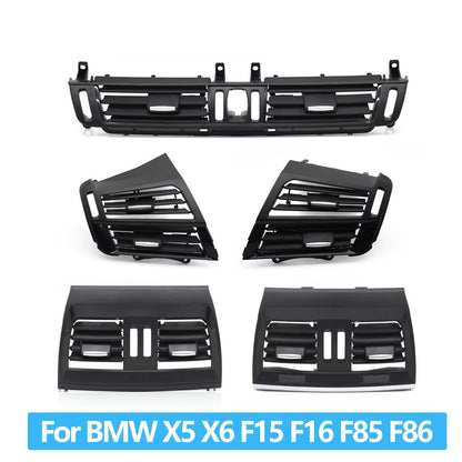 Car Central Left Right Rear Air Conditioning Middle AC Vent Grille Outlet Cover Panel For BMW X5 X6 F15 F16 F85 F86 2014-2018